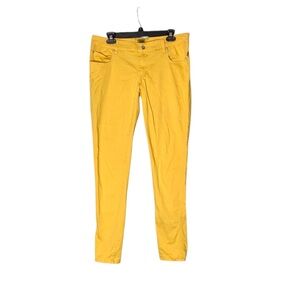 🌵Tripp NYC Yellow Denim Skinny Jeans Size 13🌵
